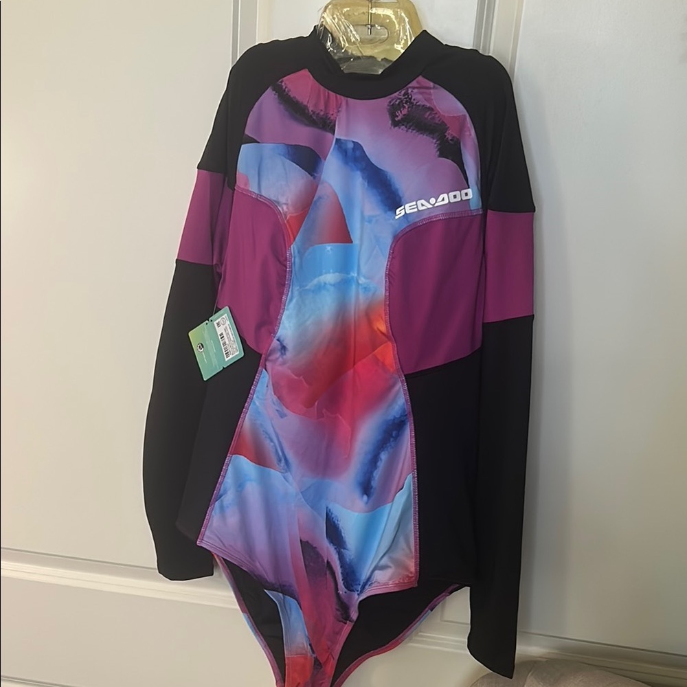 Women's Multicolor One Piece Swimsuit